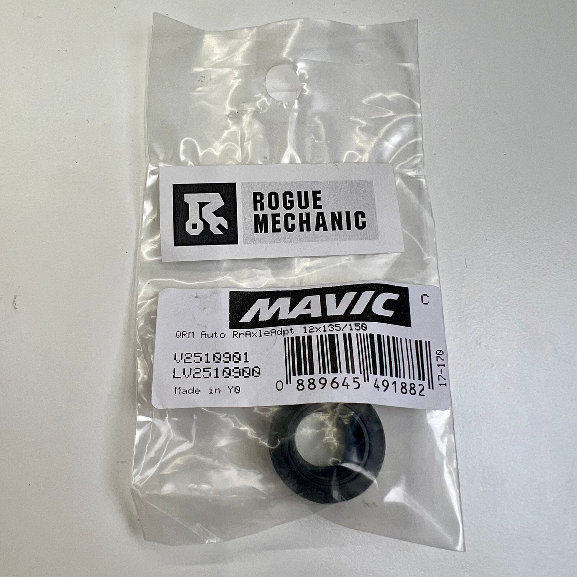 Mavic Rear QRM Auto 12x135 Axle Adapter - V2510901